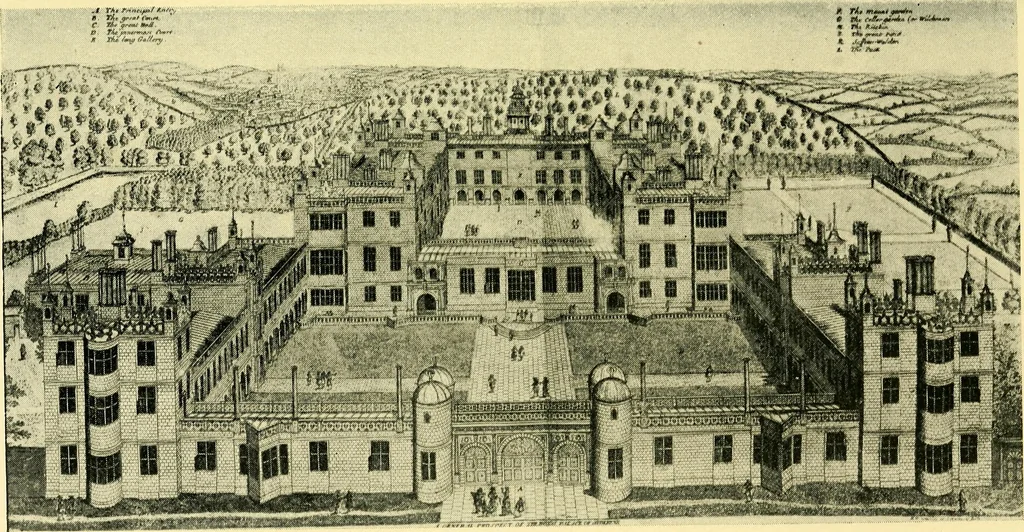 An illustration from A short history of renaissance architecture in England, 1500-1800, 1900, leaf 54