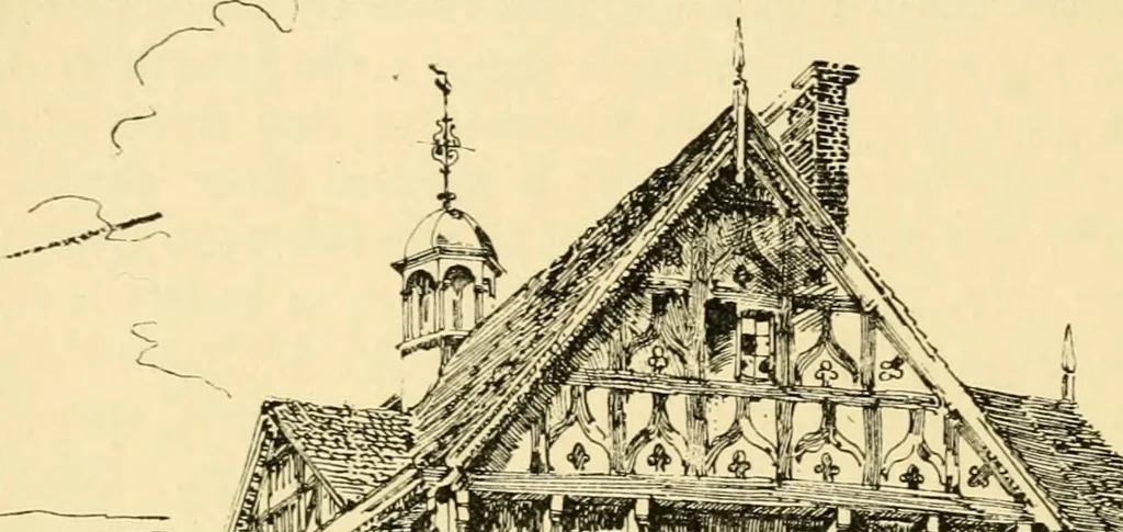 An illustration from A short history of renaissance architecture in England, 1500-1800, 1900, leaf 67