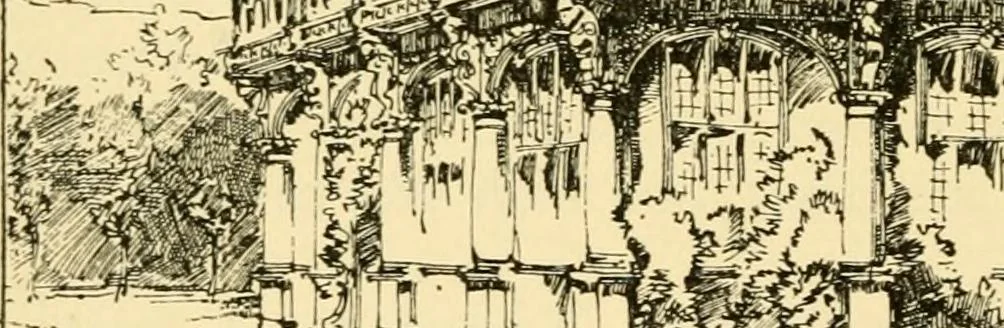 An illustration from A short history of renaissance architecture in England, 1500-1800, 1900, leaf 67