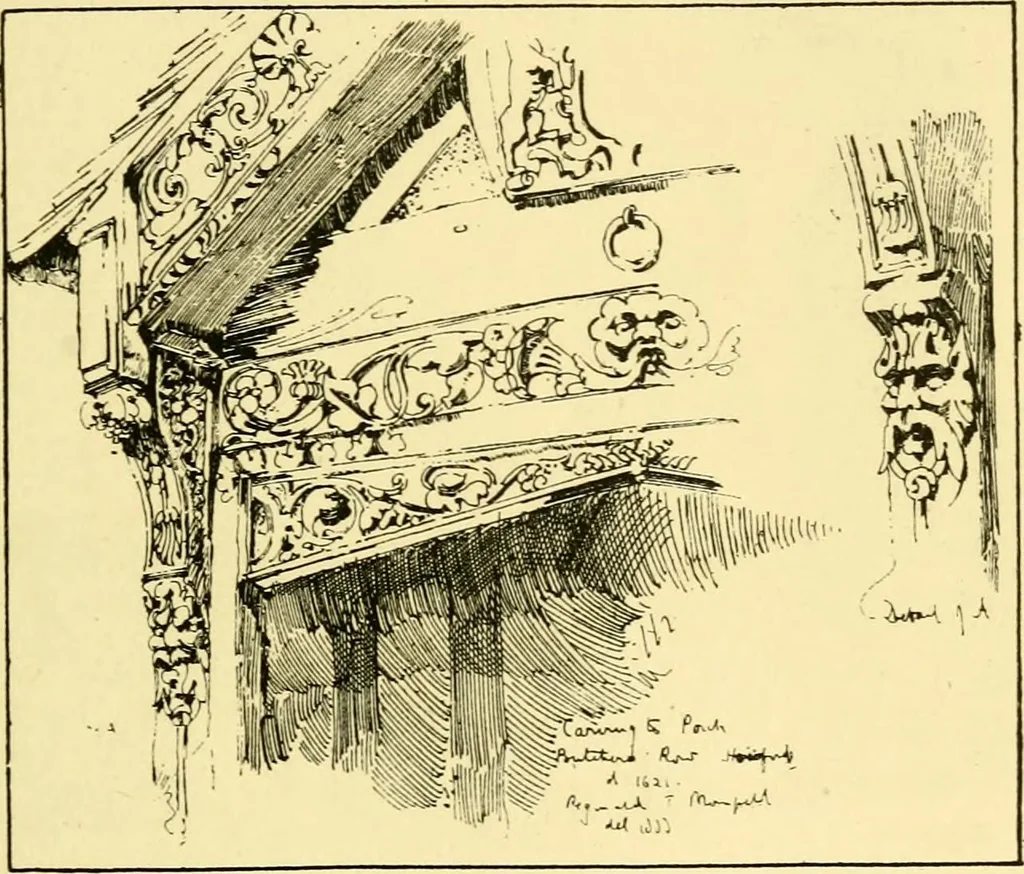 An illustration from A short history of renaissance architecture in England, 1500-1800, 1900, leaf 68