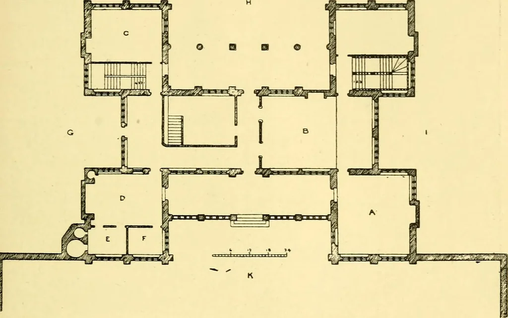 An illustration from A short history of renaissance architecture in England, 1500-1800, 1900, leaf 80