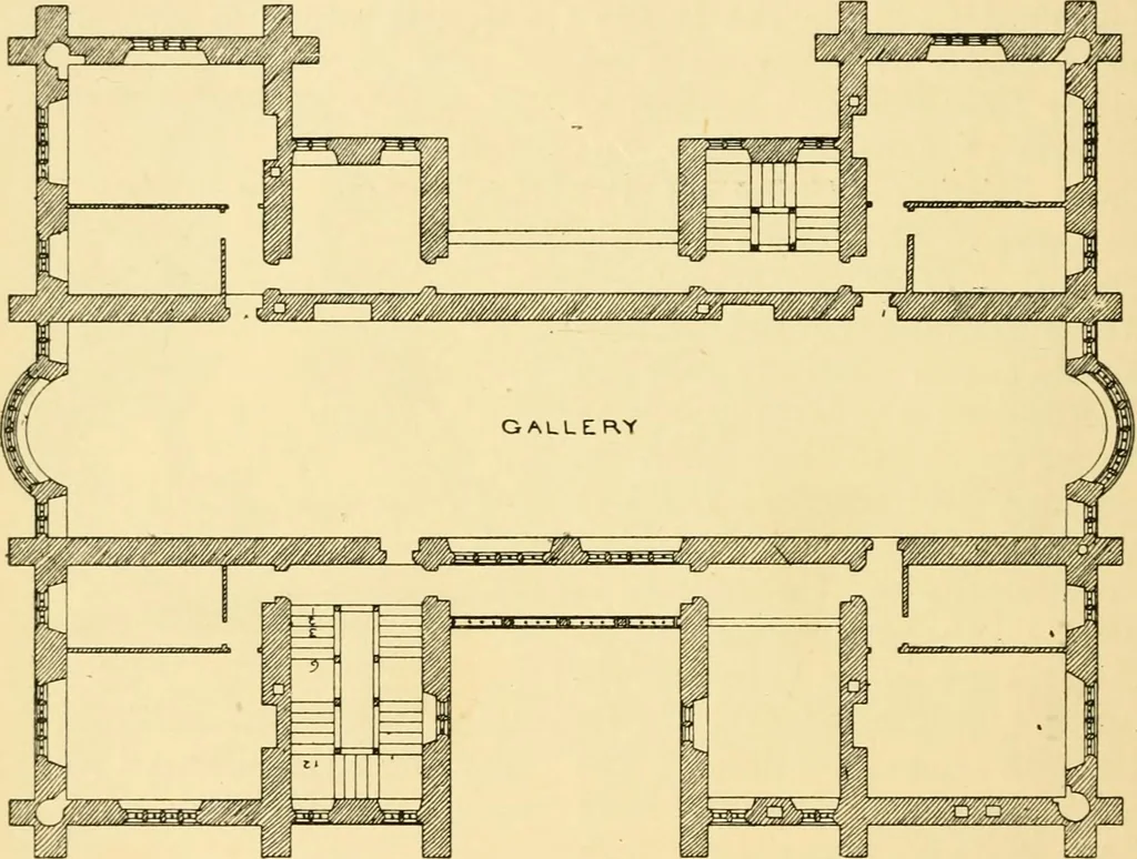 An illustration from A short history of renaissance architecture in England, 1500-1800, 1900, leaf 83