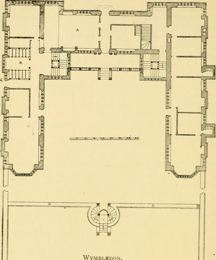 An illustration from A short history of renaissance architecture in England, 1500-1800, 1900, leaf 85