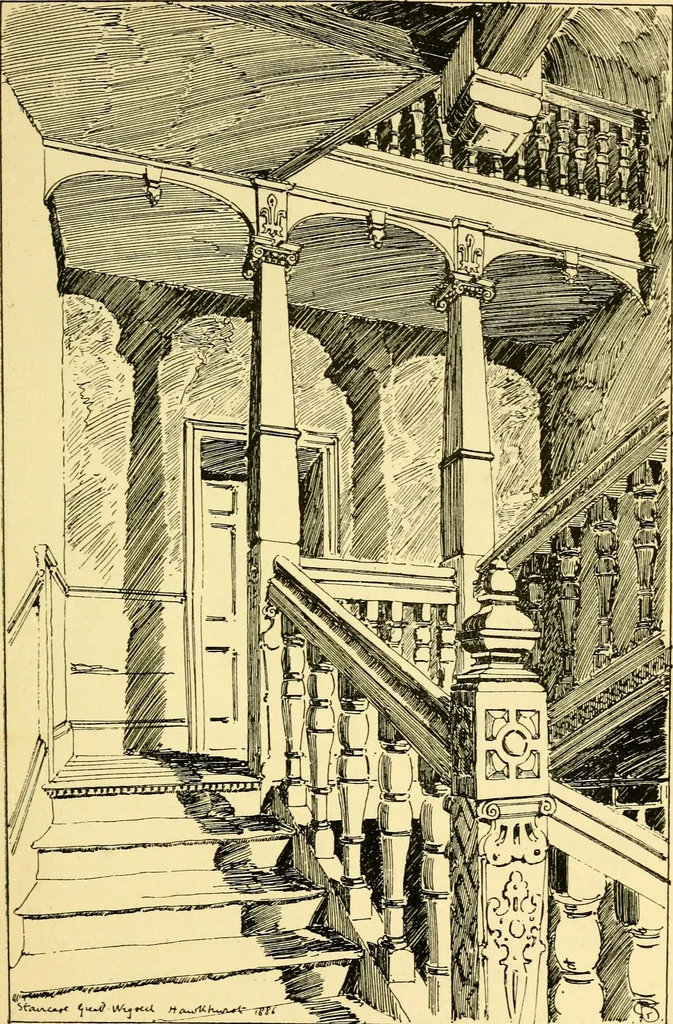 An illustration from A short history of renaissance architecture in England, 1500-1800, 1900, leaf 90