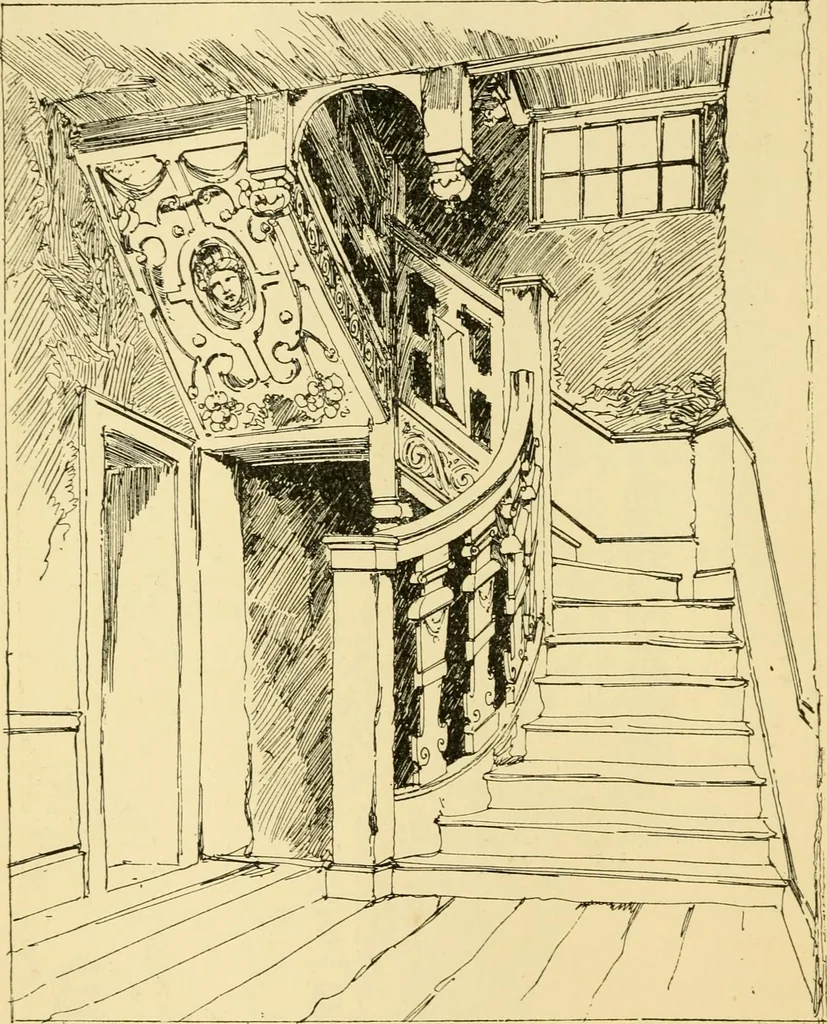 An illustration from A short history of renaissance architecture in England, 1500-1800, 1900, leaf 91