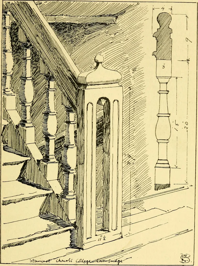 An illustration from A short history of renaissance architecture in England, 1500-1800, 1900, leaf 92