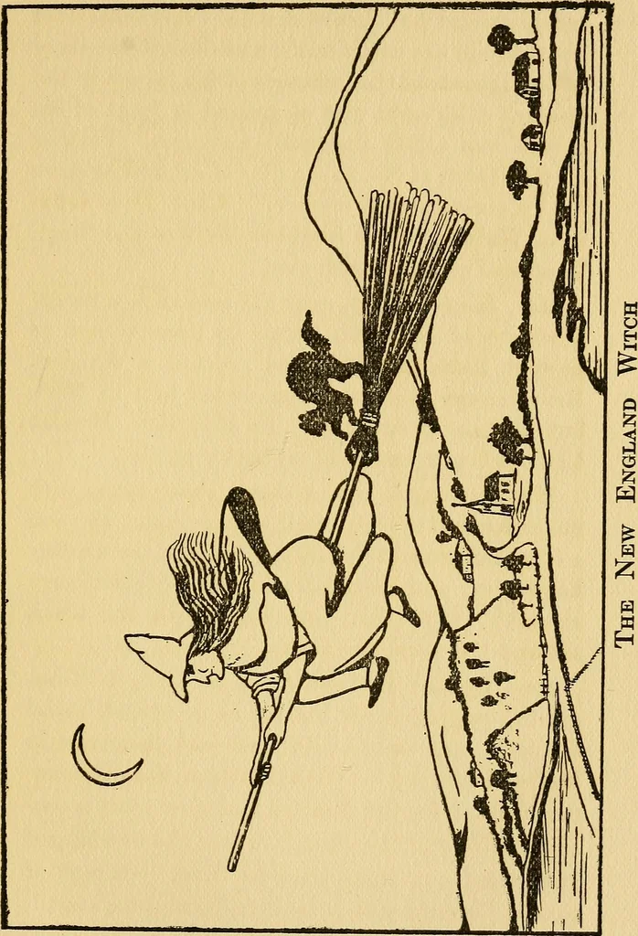 An illustration from A short history of the Salem village witchcraft trials : illustrated by a verbatim report of the trial of Mrs. Elizabeth Howe, 1911, leaf 20