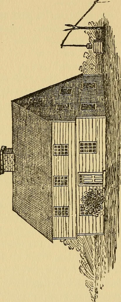 An illustration from A short history of the Salem village witchcraft trials : illustrated by a verbatim report of the trial of Mrs. Elizabeth Howe, 1911, leaf 75