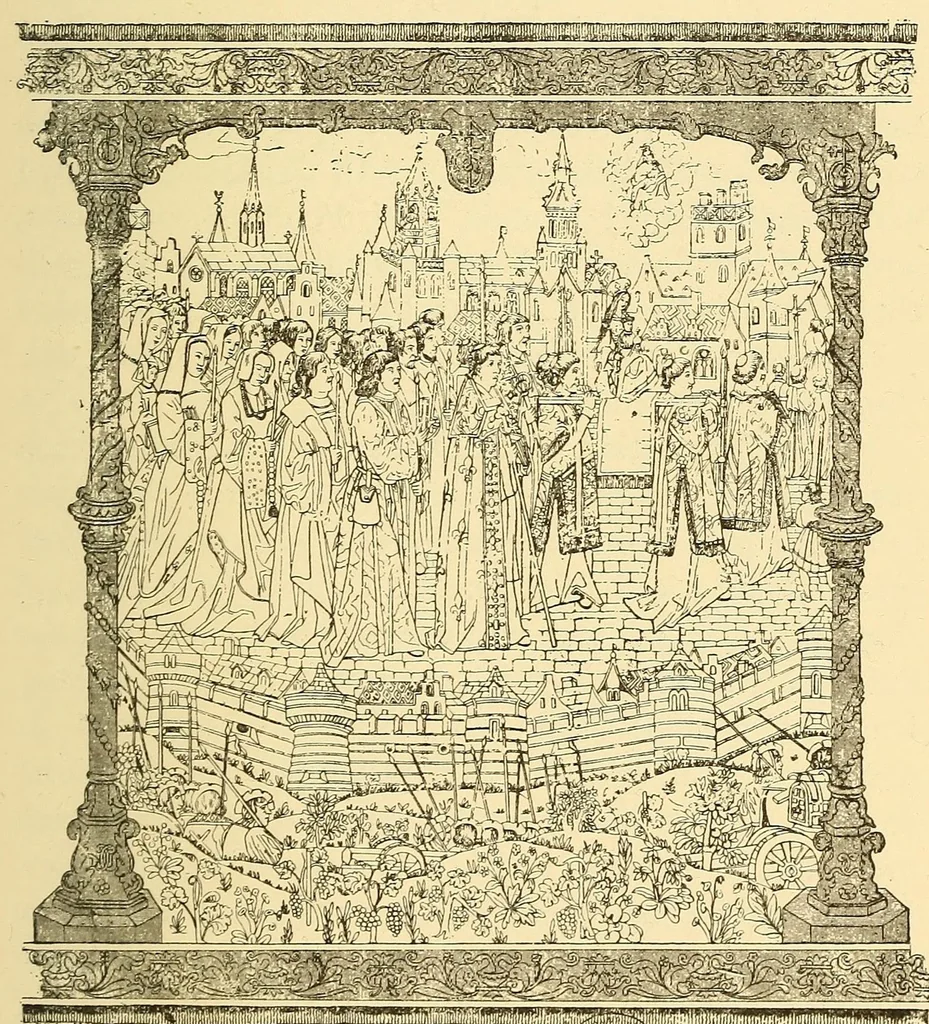 An illustration from A short history of tapestry. From the earliest times to the end of the 18th century, 1885, leaf 193