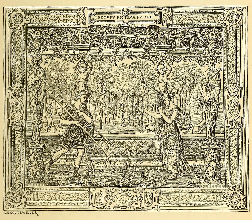 An illustration from A short history of tapestry. From the earliest times to the end of the 18th century, 1885, leaf 225