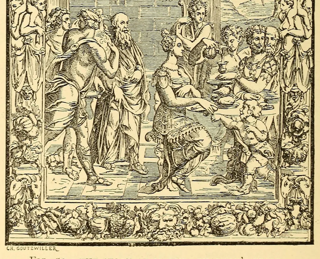 An illustration from A short history of tapestry. From the earliest times to the end of the 18th century, 1885, leaf 244