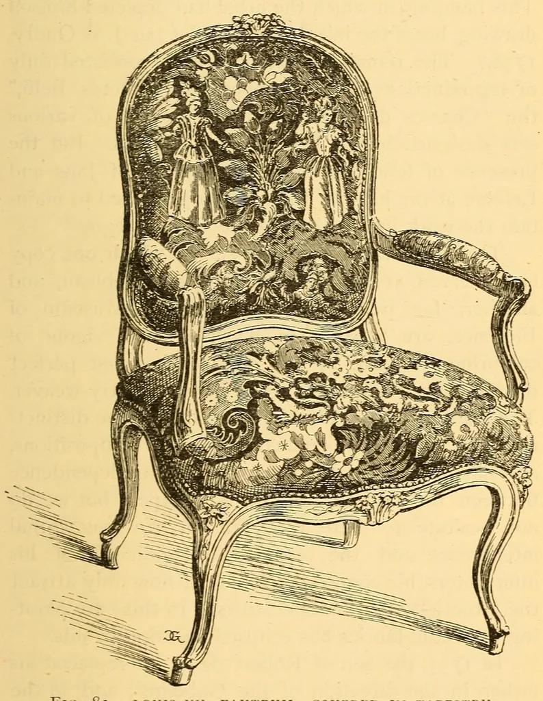 An illustration from A short history of tapestry. From the earliest times to the end of the 18th century, 1885, leaf 337