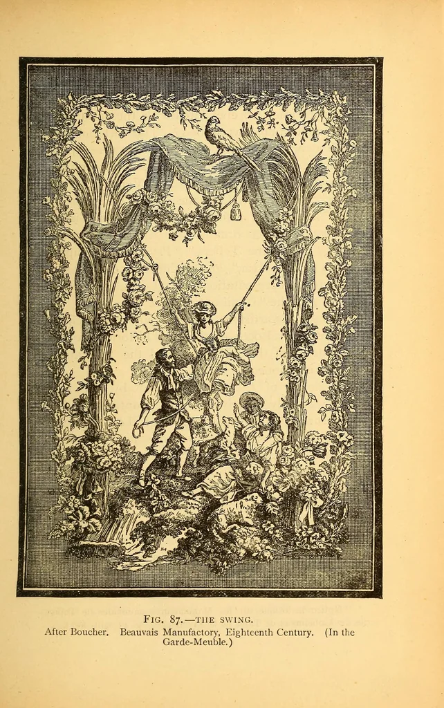 An illustration from A short history of tapestry. From the earliest times to the end of the 18th century, 1885, leaf 349