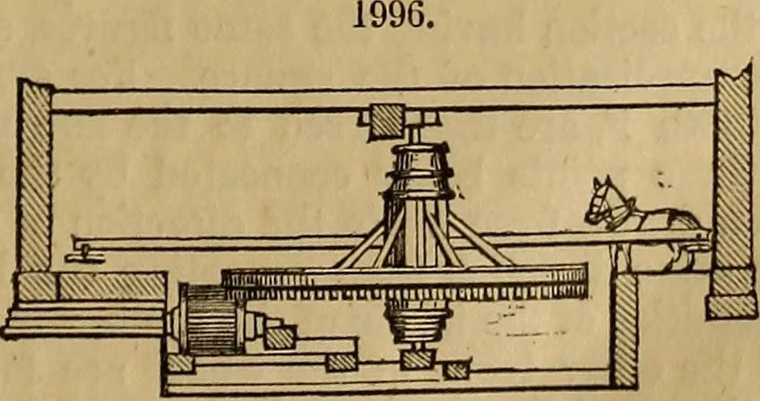 An illustration from A short treatise on the designing and construction of gearing and mill-work. Accompanied by an explanation of the construction and use of the odontograph of Prof. Willis .., 1873, leaf 16