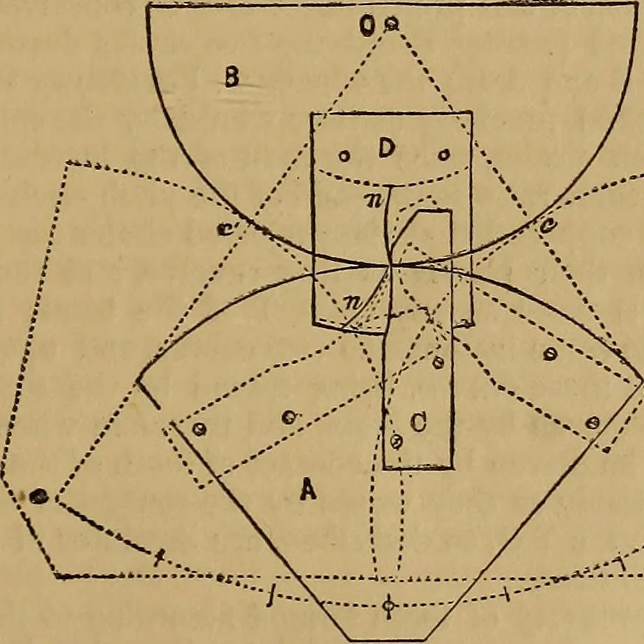 An illustration from A short treatise on the designing and construction of gearing and mill-work. Accompanied by an explanation of the construction and use of the odontograph of Prof. Willis .., 1873, leaf 38