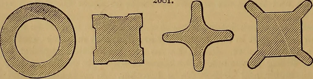 An illustration from A short treatise on the designing and construction of gearing and mill-work. Accompanied by an explanation of the construction and use of the odontograph of Prof. Willis .., 1873, leaf 69