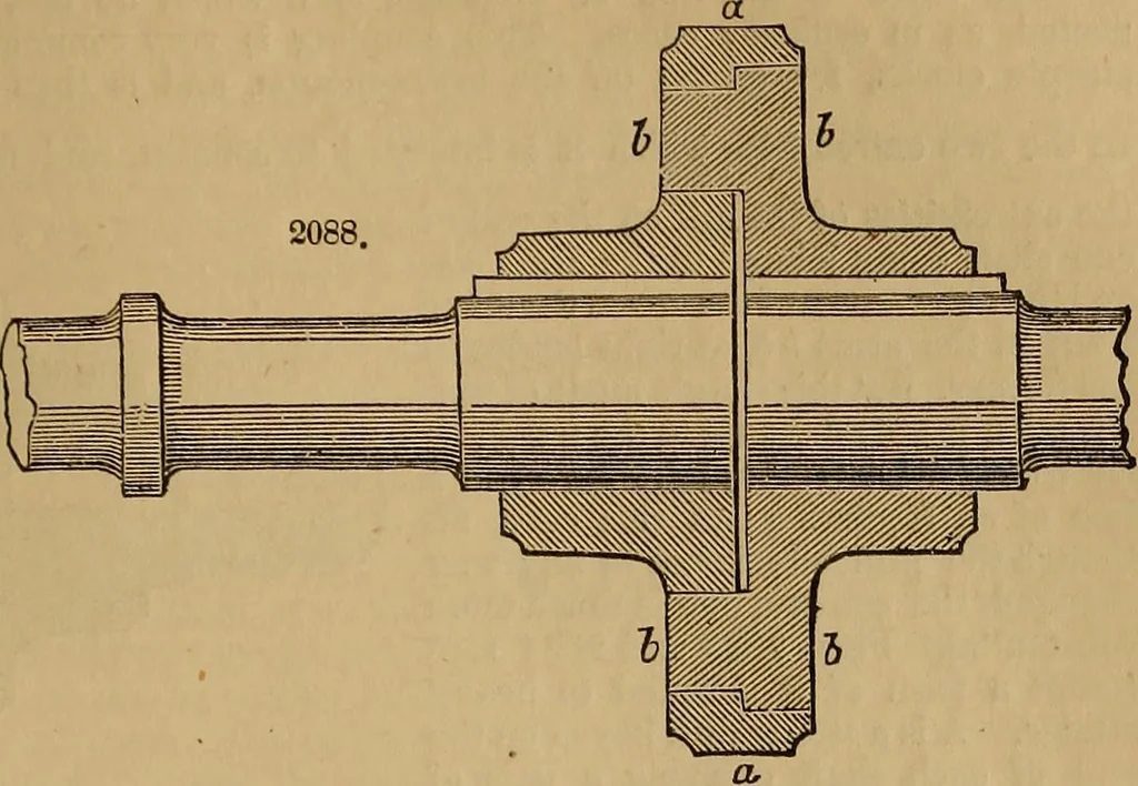 An illustration from A short treatise on the designing and construction of gearing and mill-work. Accompanied by an explanation of the construction and use of the odontograph of Prof. Willis .., 1873, leaf 78