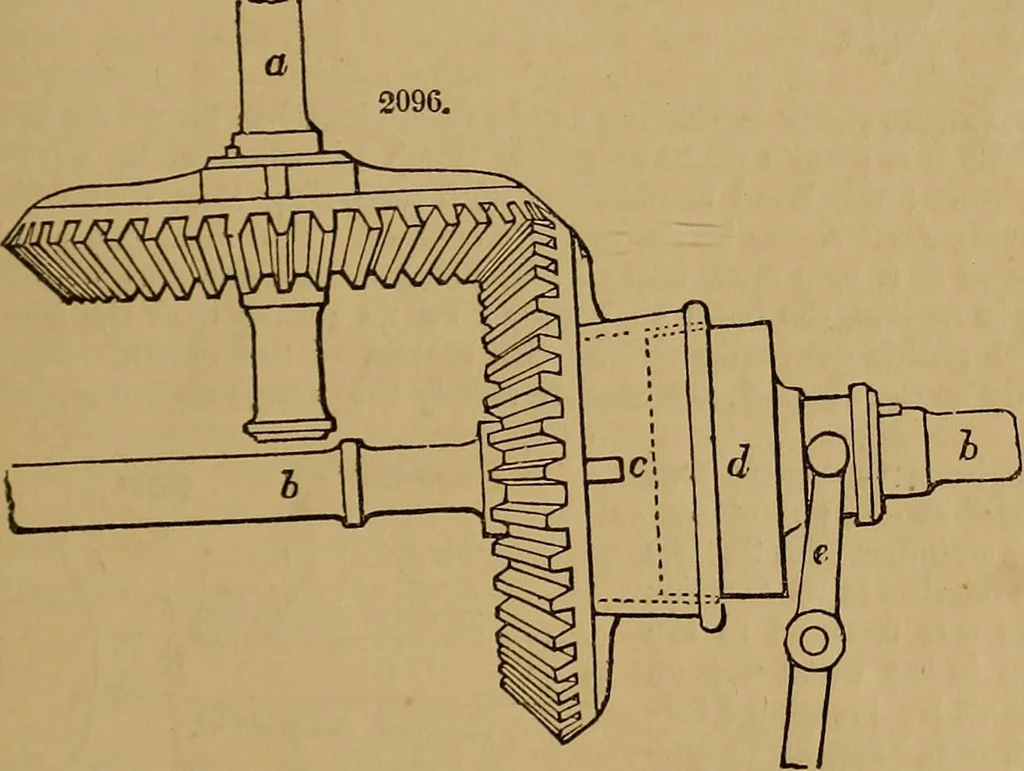 An illustration from A short treatise on the designing and construction of gearing and mill-work. Accompanied by an explanation of the construction and use of the odontograph of Prof. Willis .., 1873, leaf 80