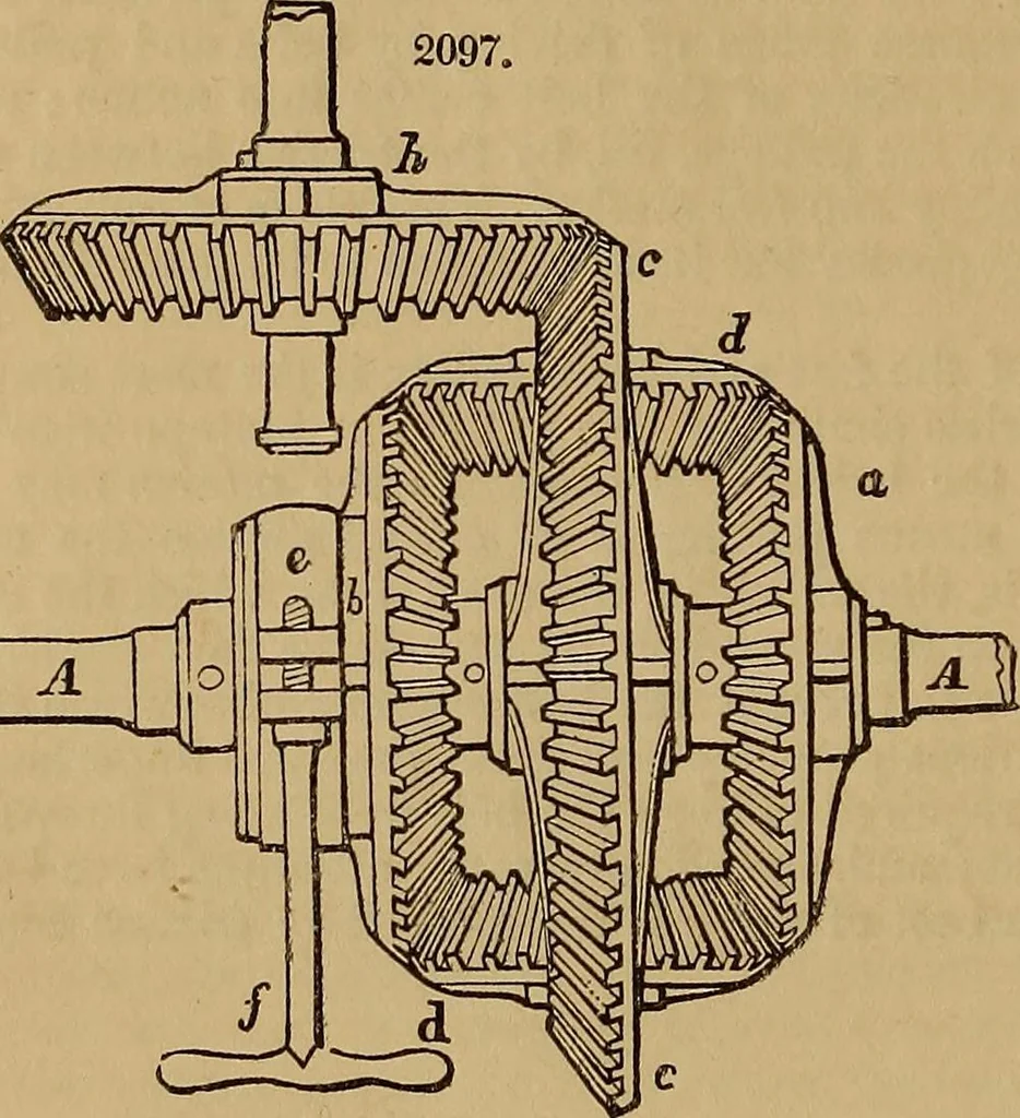 An illustration from A short treatise on the designing and construction of gearing and mill-work. Accompanied by an explanation of the construction and use of the odontograph of Prof. Willis .., 1873, leaf 81