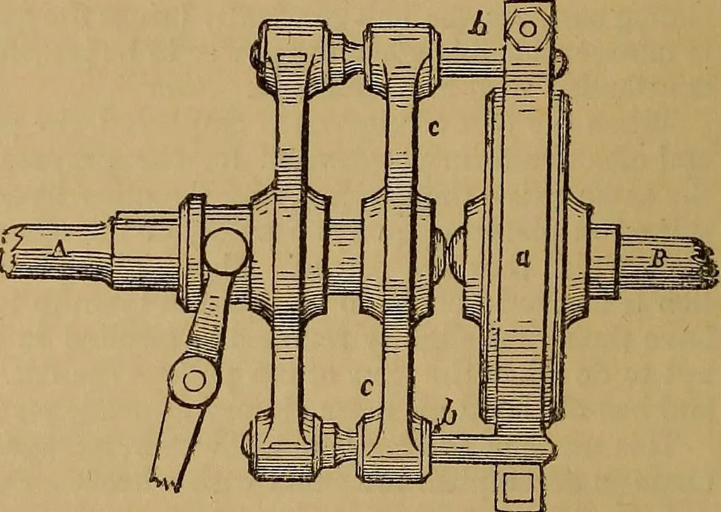 An illustration from A short treatise on the designing and construction of gearing and mill-work. Accompanied by an explanation of the construction and use of the odontograph of Prof. Willis .., 1873, leaf 81