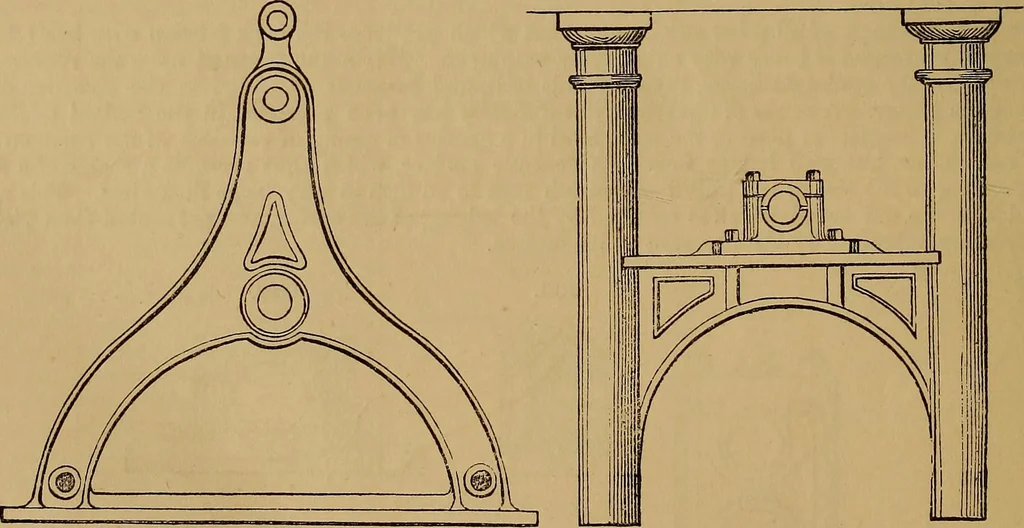 An illustration from A short treatise on the designing and construction of gearing and mill-work. Accompanied by an explanation of the construction and use of the odontograph of Prof. Willis .., 1873, leaf 83