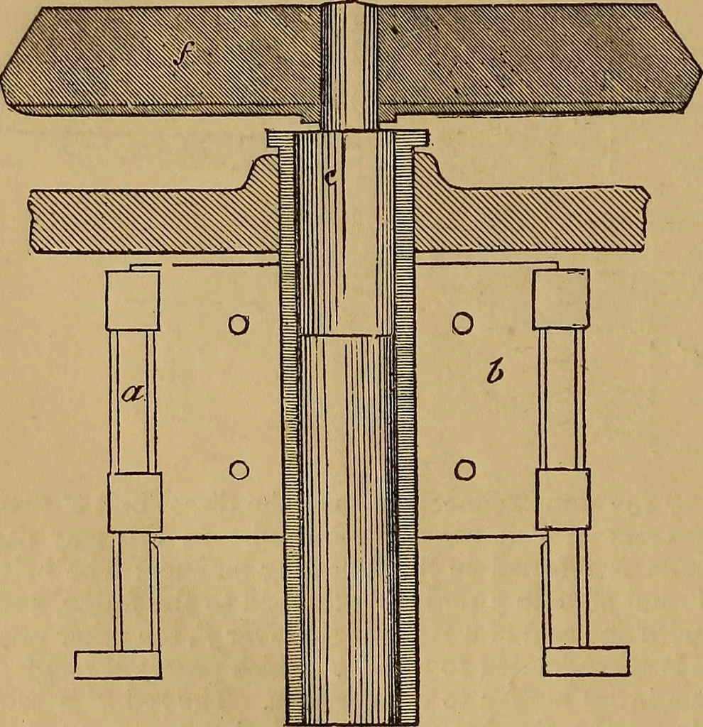 An illustration from A short treatise on the designing and construction of gearing and mill-work. Accompanied by an explanation of the construction and use of the odontograph of Prof. Willis .., 1873, leaf 93