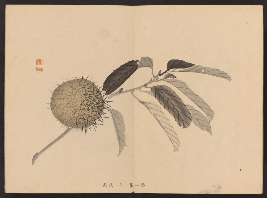 An illustration from Shūga hyakudai, 1898, leaf 11