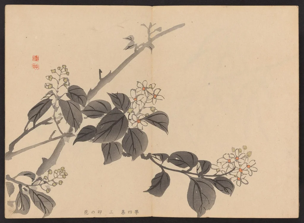 An illustration from Shūga hyakudai, 1898, leaf 5