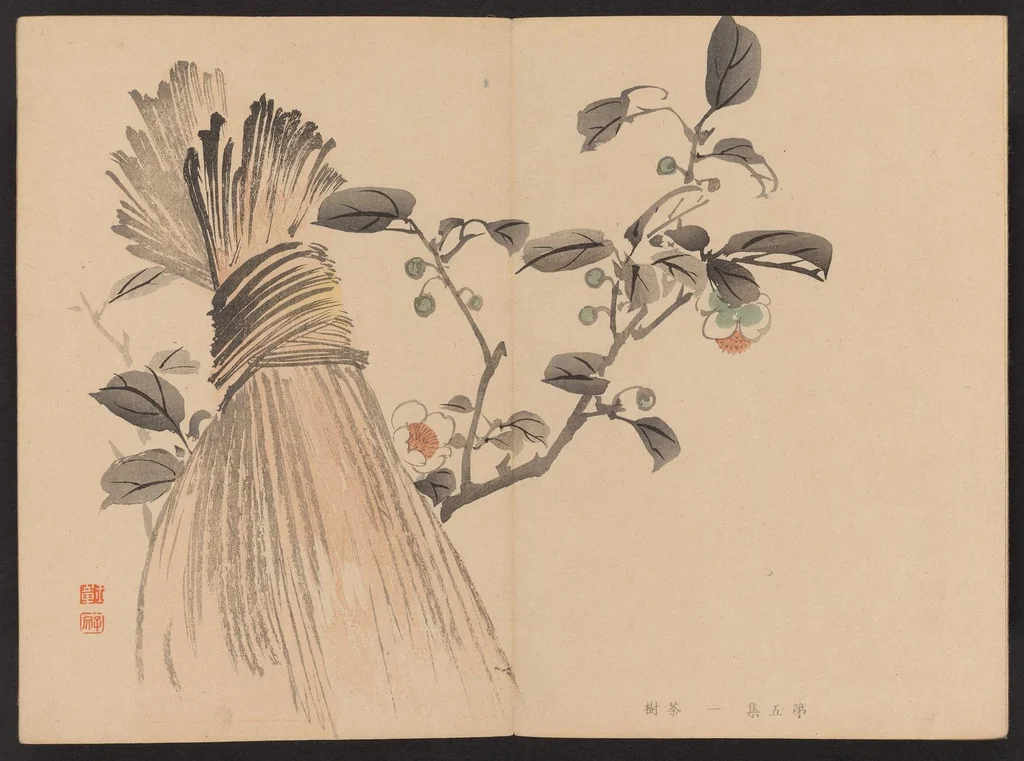 An illustration from Shūga hyakudai, 1898, leaf 3