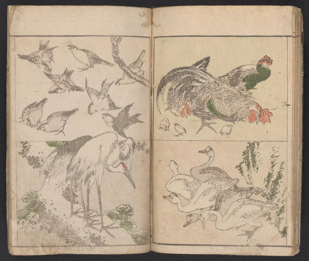 An illustration from Shūga ichiran, 1818, leaf 18