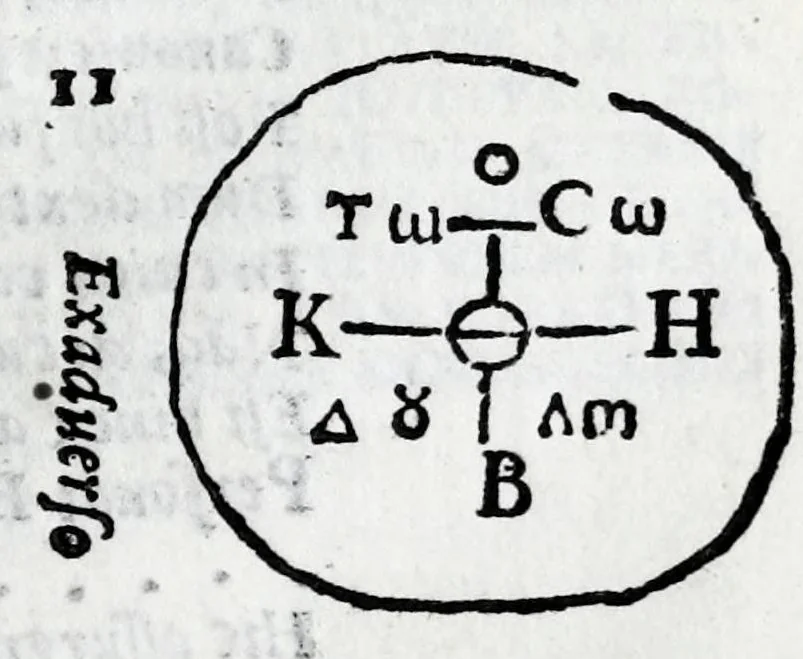 An illustration from Siciliae antiqvae tabvlae littorales latvs orientale Messana : in summo templo tutelae D. Mariae dicato prope sacrarium, iuxta secundum intercolumnium in lapide Granito-Siculo columella bicubitalis aquam lustralem sustinens, 1625, leaf 117