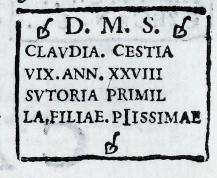 An illustration from Siciliae antiqvae tabvlae littorales latvs orientale Messana : in summo templo tutelae D. Mariae dicato prope sacrarium, iuxta secundum intercolumnium in lapide Granito-Siculo columella bicubitalis aquam lustralem sustinens, 1625, leaf 16