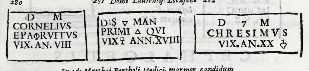 An illustration from Siciliae antiqvae tabvlae littorales latvs orientale Messana : in summo templo tutelae D. Mariae dicato prope sacrarium, iuxta secundum intercolumnium in lapide Granito-Siculo columella bicubitalis aquam lustralem sustinens, 1625, leaf 57