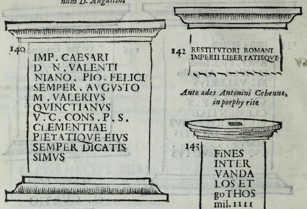 An illustration from Siciliae, obiacentium insular[um], et Bruttiorum antiquae tabulae, cvm animaduersionib[us] Georgii Gualtheri, 1624, leaf 32