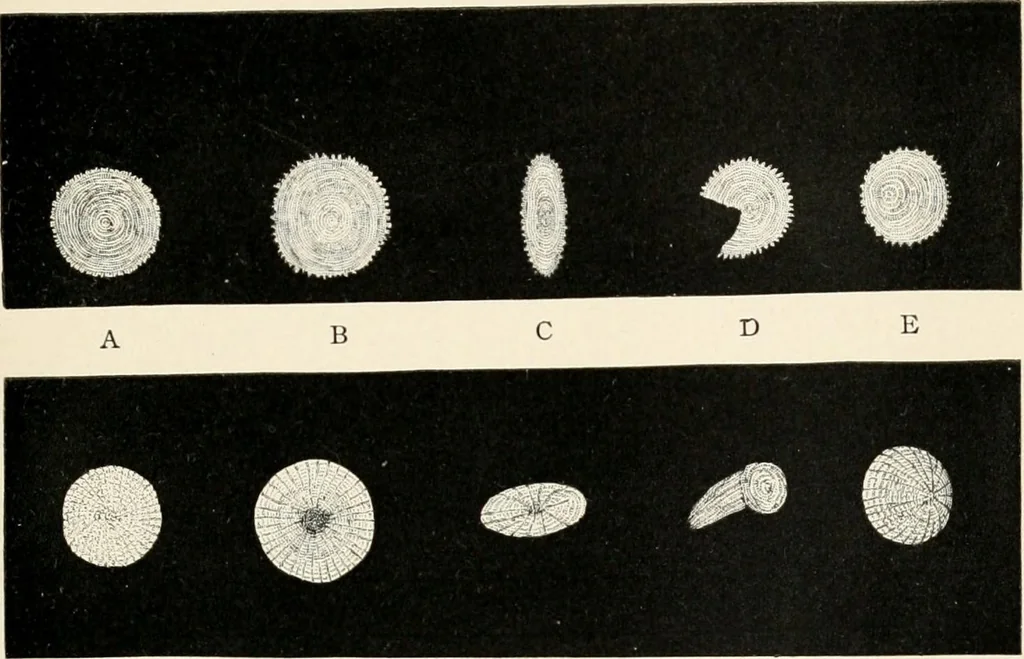 An illustration from Side-lights on astronomy and kindred fields of popular science; essays and addresses, 1906, leaf 112
