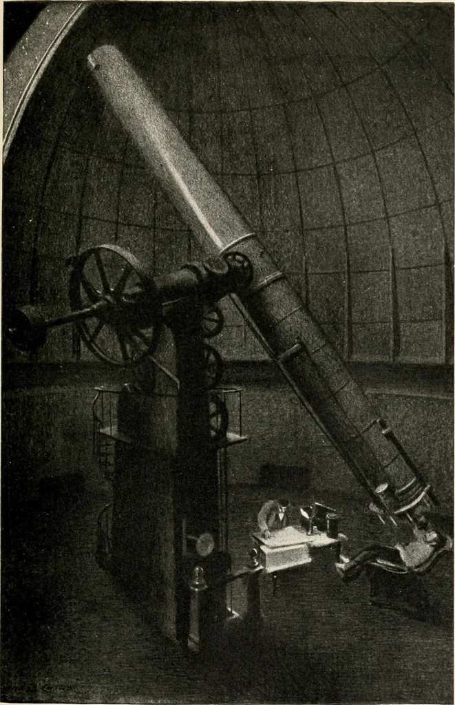 An illustration from Side-lights on astronomy and kindred fields of popular science; essays and addresses, 1906, leaf 118