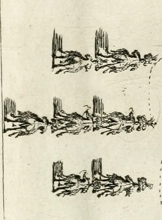 An illustration from Sieg-Streit dess Lufft vnd Wassers : Freuden-Fest zu Pferd zu dem glorwürdigisten Beyläger beeder kayserlichen Majestäten Leopoldi dess Ersten, römischen Kaysers ... vnd Margarita, gebohrner königlichen Infantin auss Hispanien : dargestellet in dero kayserlichen Residenz Statt Wienn, 1667, leaf 40