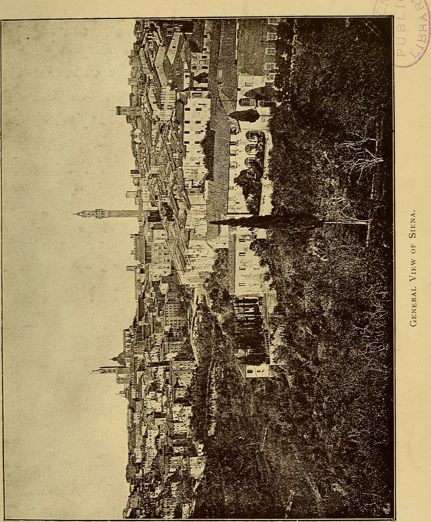 An illustration from Siena and her artists, 1907, leaf 16