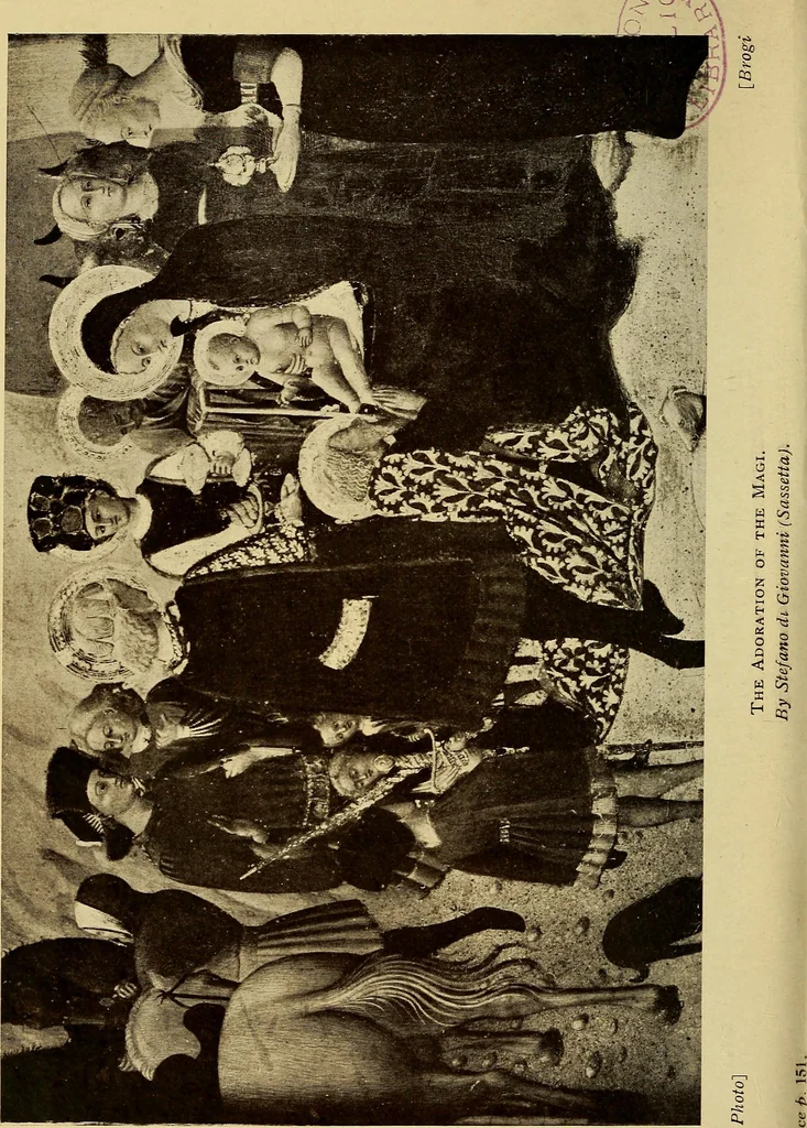 An illustration from Siena and her artists, 1907, leaf 185