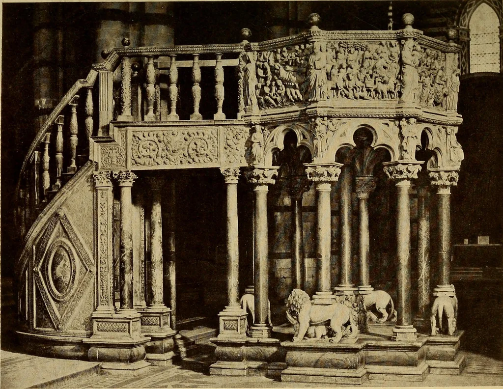 An illustration from Siena and her artists, 1907, leaf 54