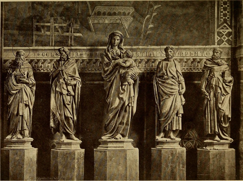 An illustration from Siena and her artists, 1907, leaf 70