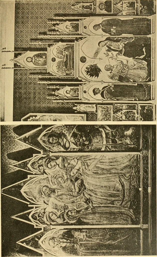 An illustration from Sienesische Meister des Trecento in der Gemäldegalerie zu Siena, 1907, leaf 106