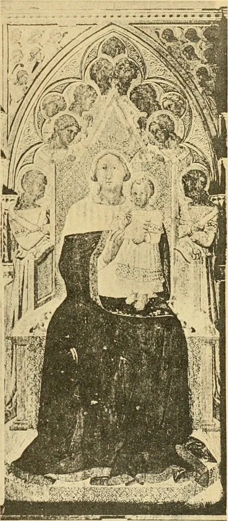 An illustration from Sienesische Meister des Trecento in der Gemäldegalerie zu Siena, 1907, leaf 108