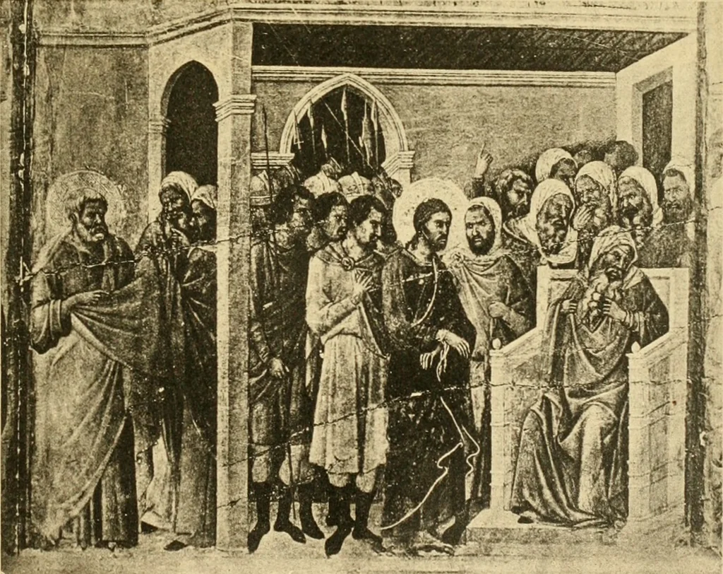 An illustration from Sienesische Meister des Trecento in der Gemäldegalerie zu Siena, 1907, leaf 110