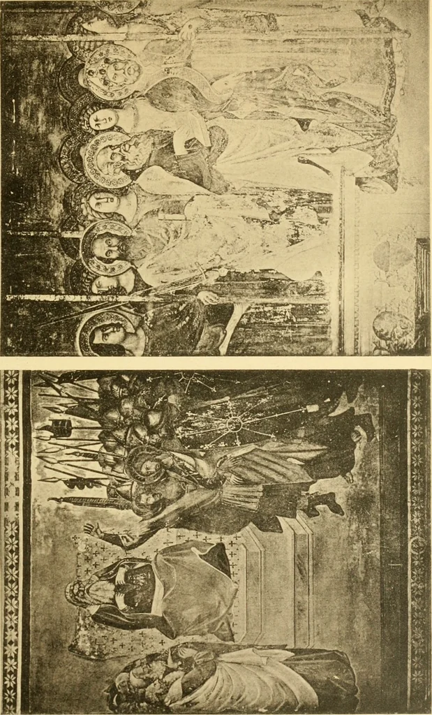 An illustration from Sienesische Meister des Trecento in der Gemäldegalerie zu Siena, 1907, leaf 112