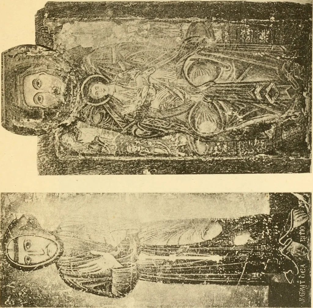 An illustration from Sienesische Meister des Trecento in der Gemäldegalerie zu Siena, 1907, leaf 64