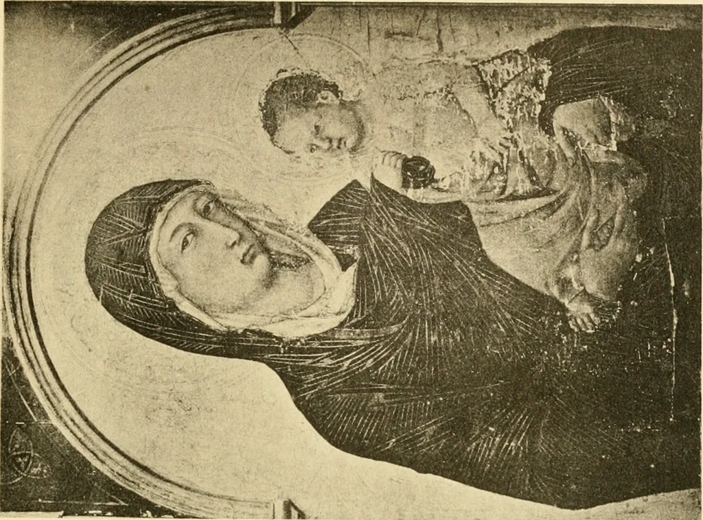 An illustration from Sienesische Meister des Trecento in der Gemäldegalerie zu Siena, 1907, leaf 72
