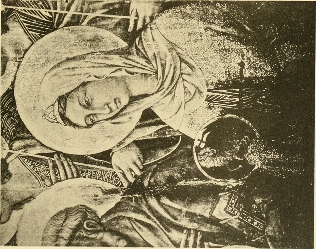 An illustration from Sienesische Meister des Trecento in der Gemäldegalerie zu Siena, 1907, leaf 72
