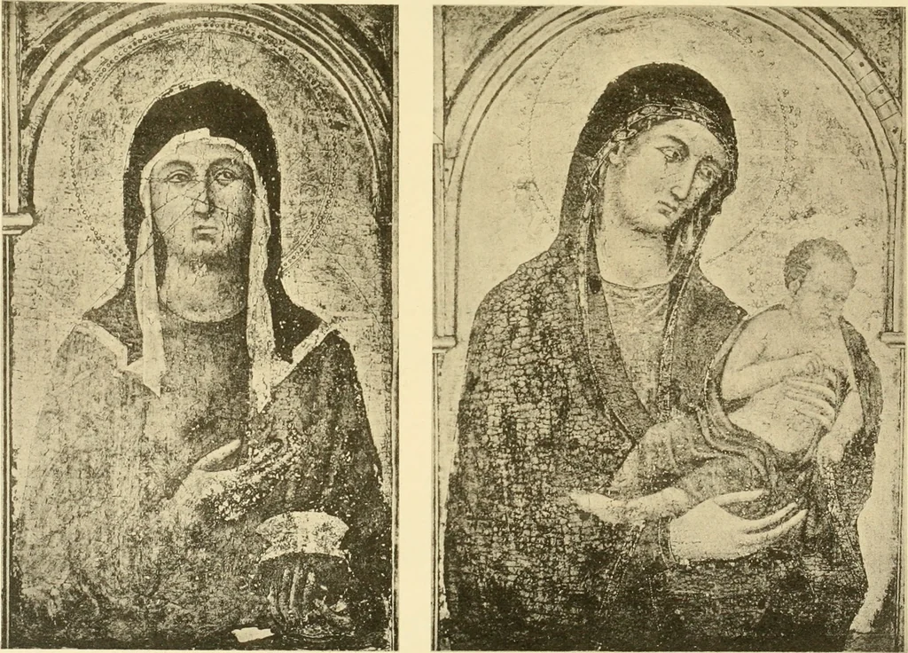 An illustration from Sienesische Meister des Trecento in der Gemäldegalerie zu Siena, 1907, leaf 78