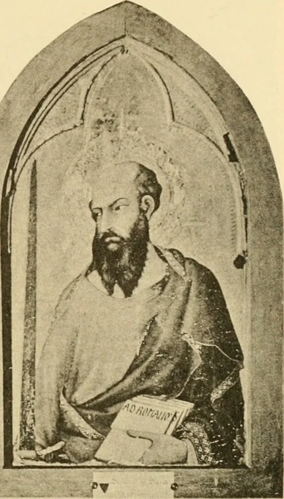 An illustration from Sienesische Meister des Trecento in der Gemäldegalerie zu Siena, 1907, leaf 84